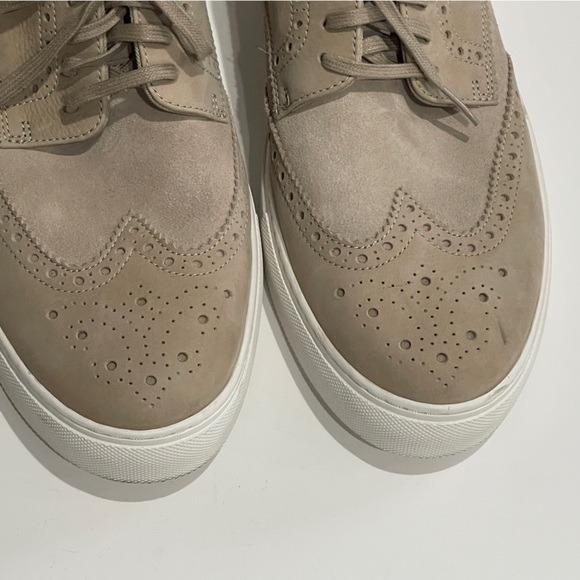 Cole Haan Men's 13M Winslow Mortar Nubuck Leather Wingtip Sneakers C36086 - Picture 10 of 11